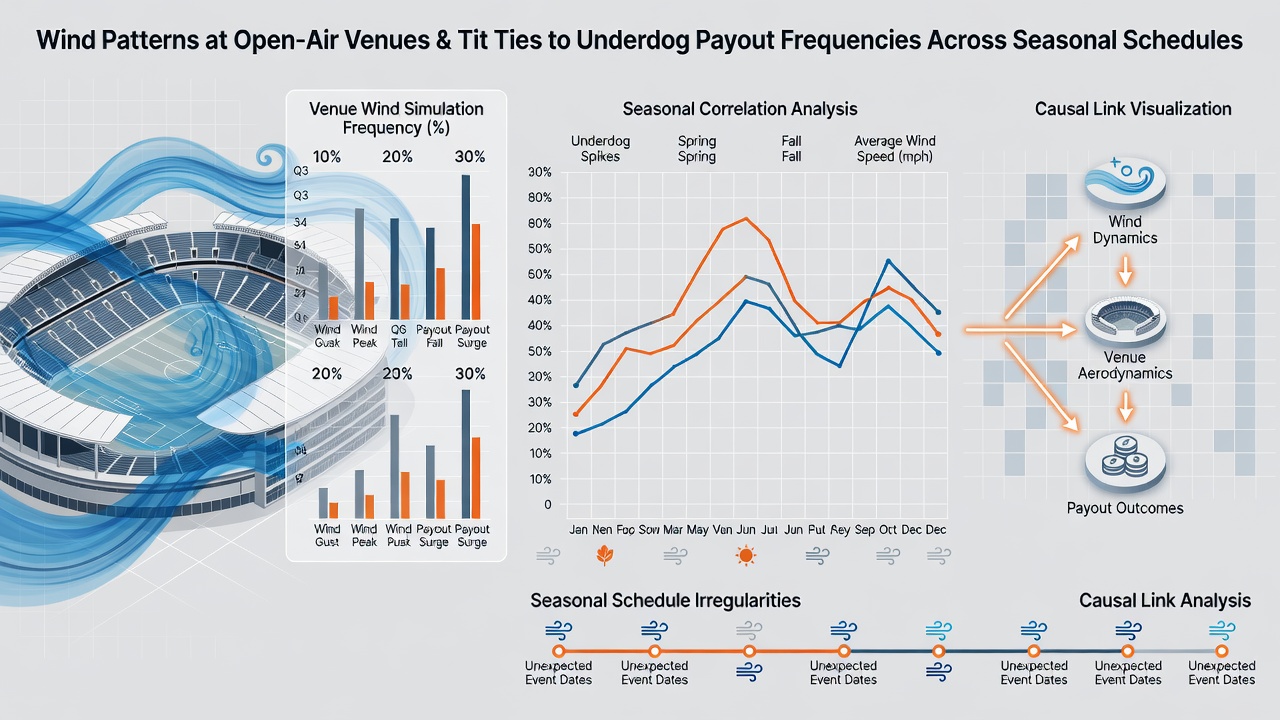 Detailed wind vector analysis at an outdoor sports venue